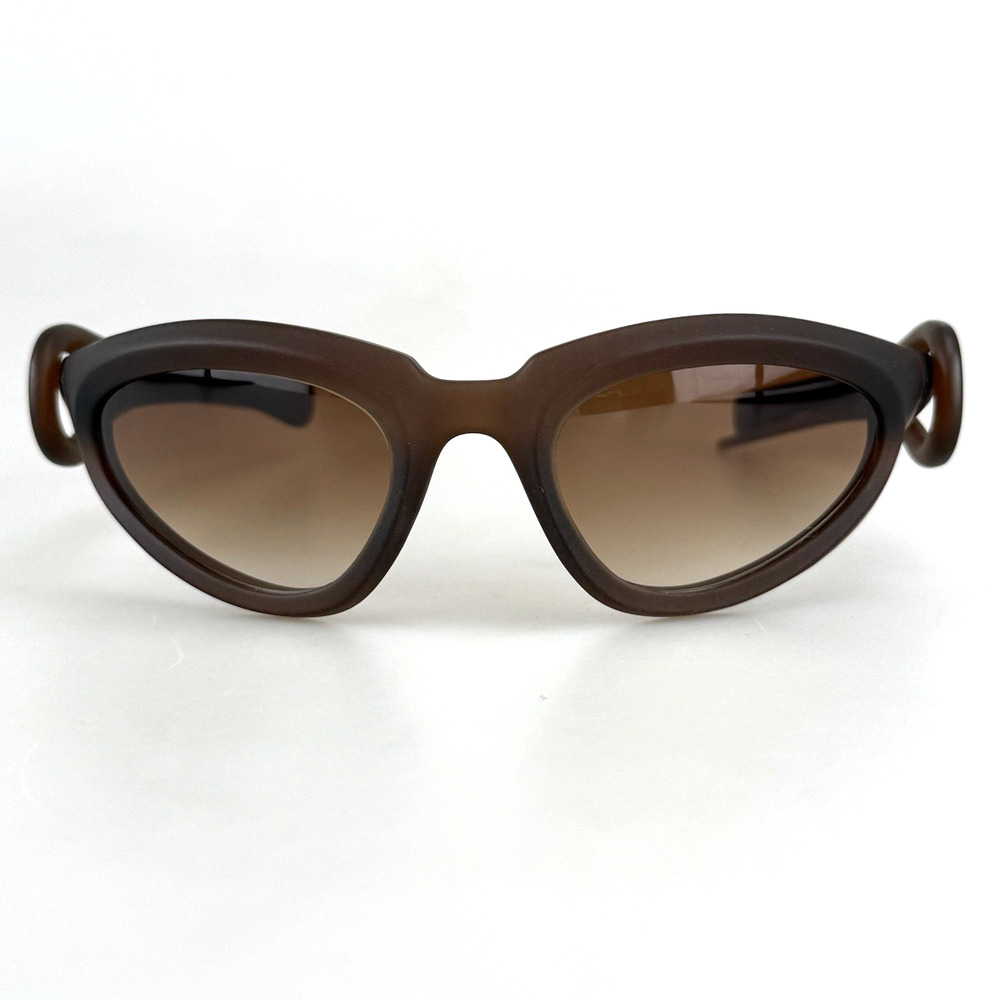 Visages x Clara Berry Sunglasses mod. Sasha Removable Hair Pin Brown Oval